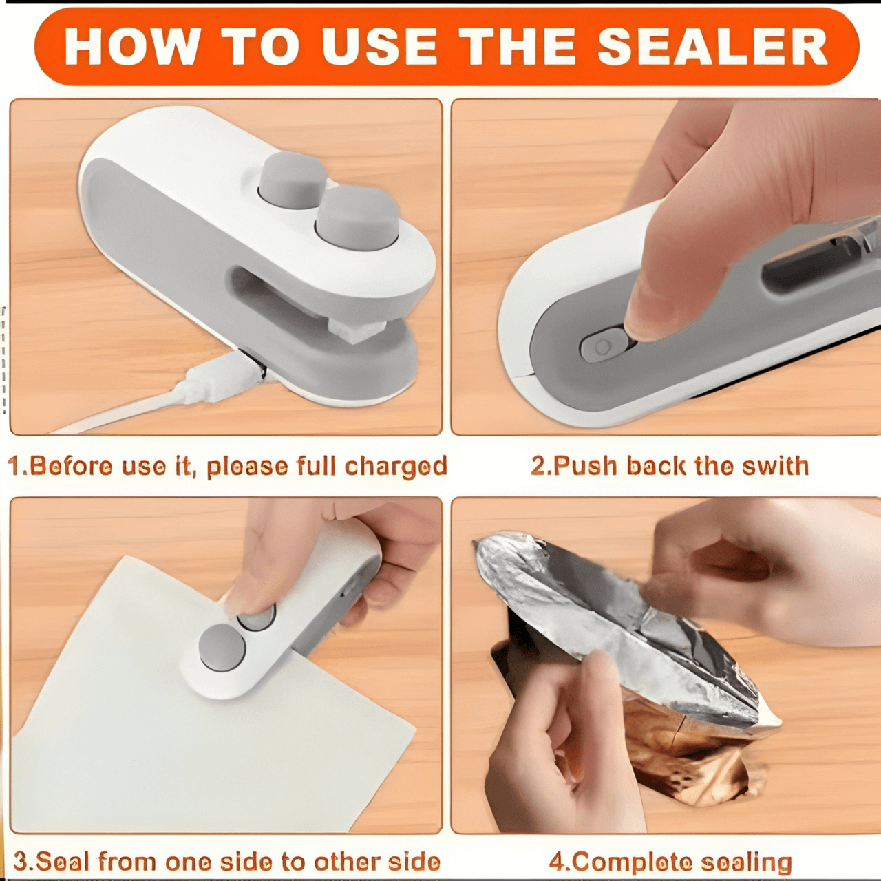 Magnetic Bag Sealing Machine for Food Storage